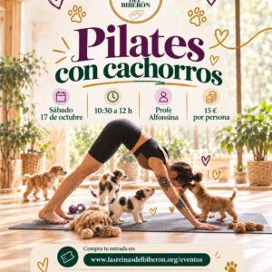 🧘‍♀️ PILATES CON CACHORROS EN CAMPELLO – Clase solidaria  🐾