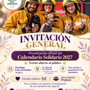 Presentación oficial de nuestro Calendario Solidario 2027
