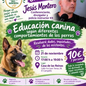 Taller de educación canina con Jesús Montero